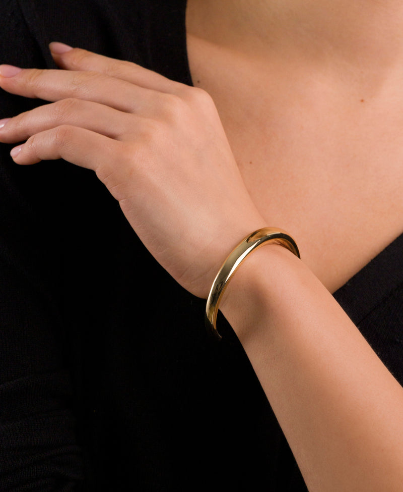 Gold Open Cuff Bracelet