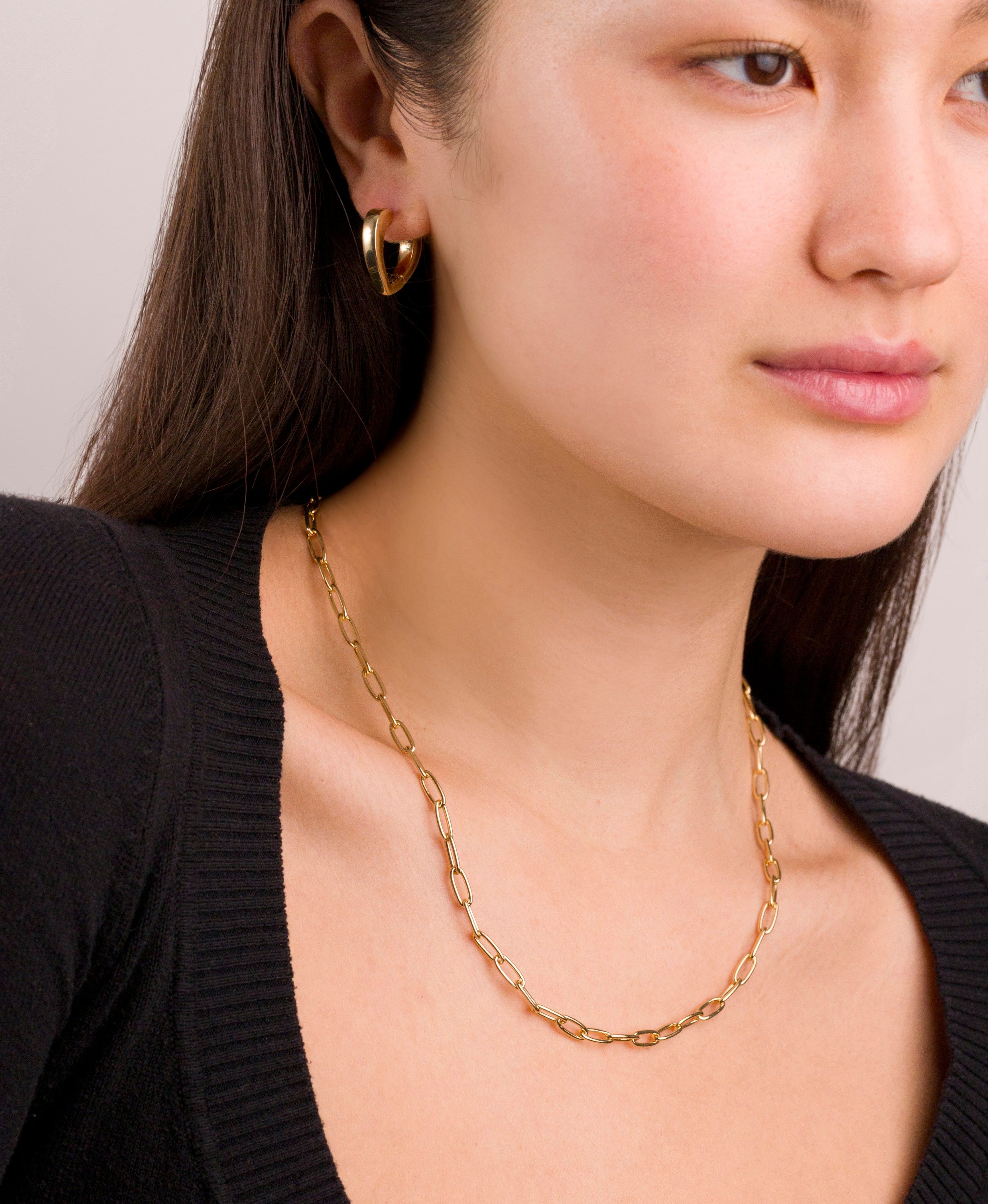 Heart Hoop Earrings