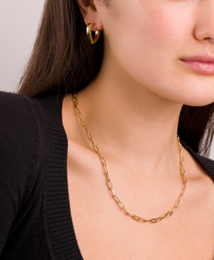 Heart Hoop Earrings