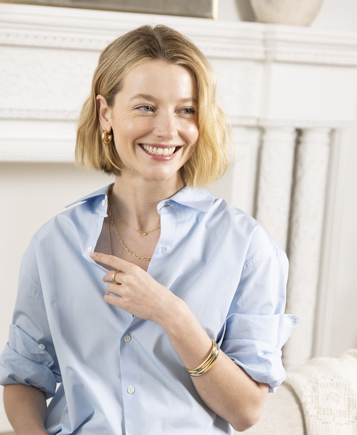 Round Box Chain Necklace