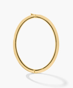 Gold Oval Bangle Bracelet