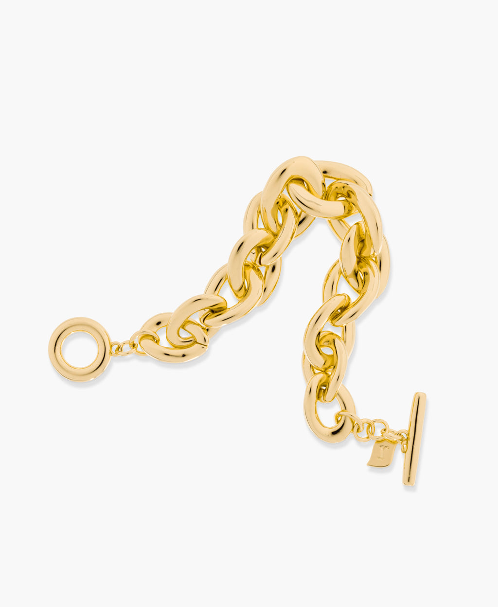 Sculpted Link Chain Bracelet
