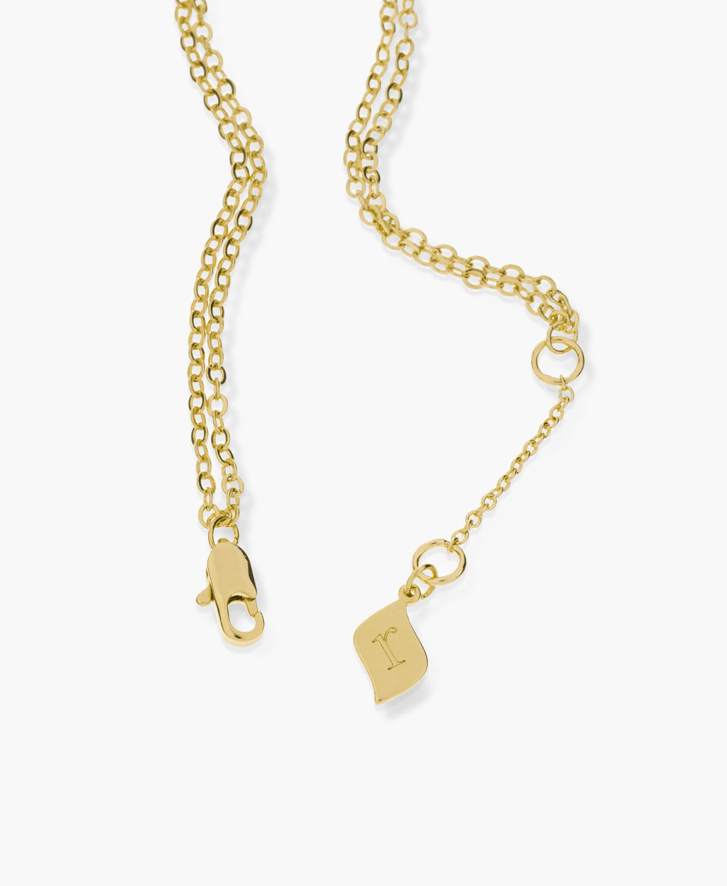 Pavé Circle Double Chain Bracelet