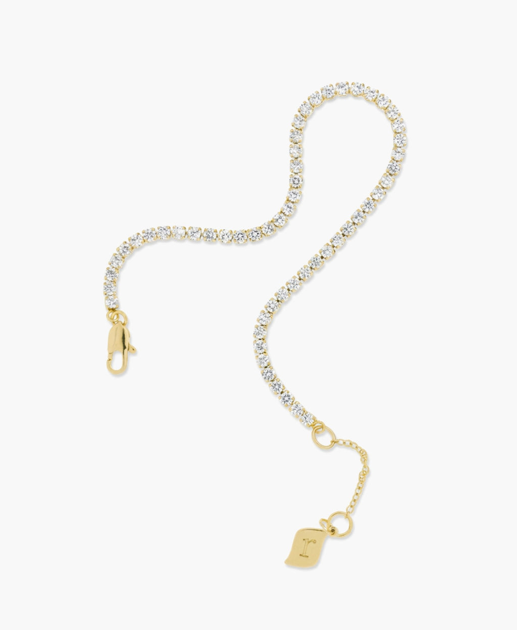 Gold CZ Tennis Bracelet