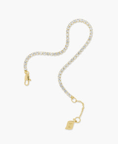 Gold CZ Tennis Bracelet