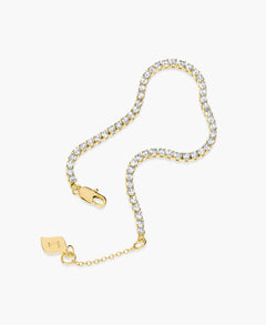 Gold CZ Tennis Bracelet