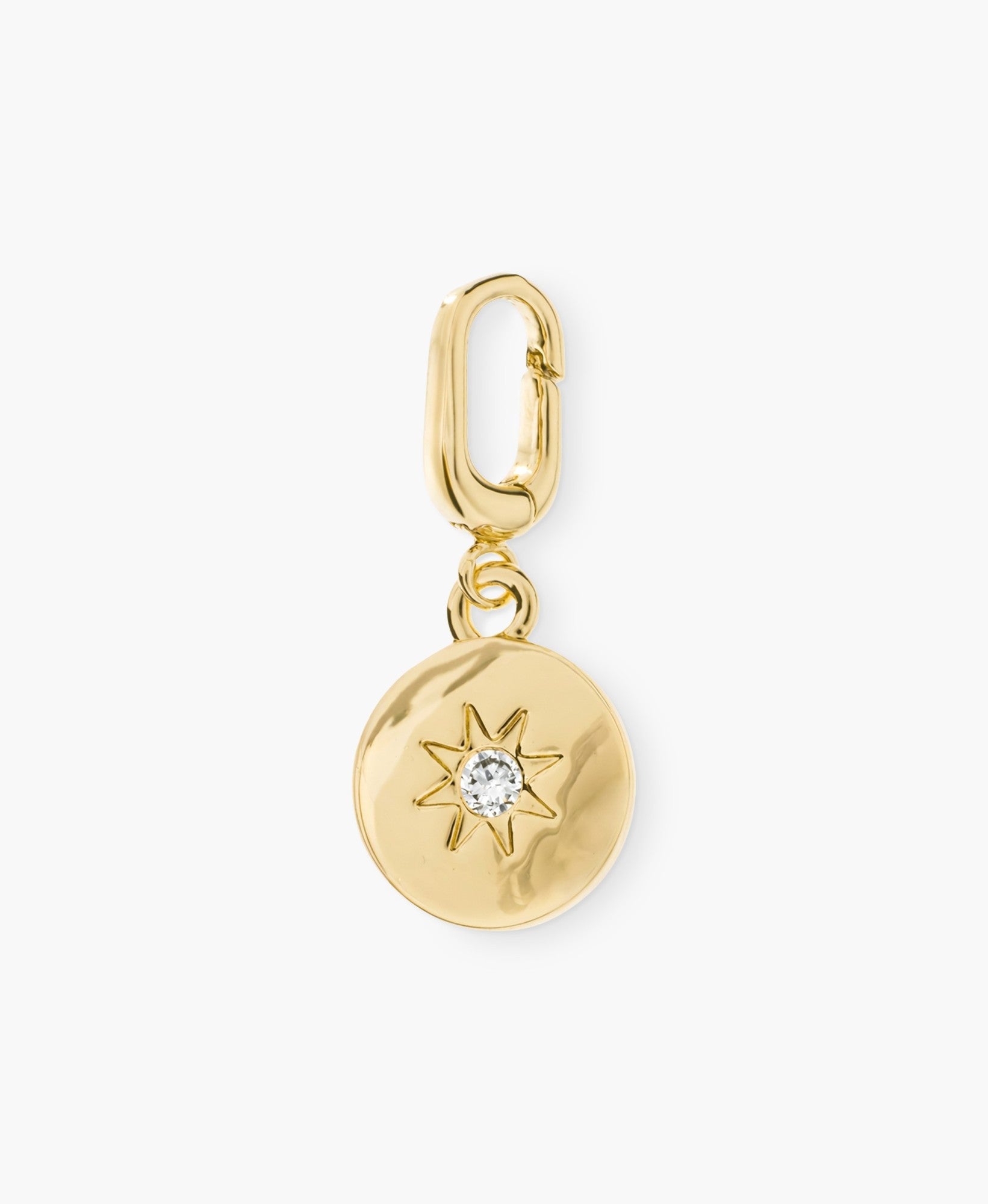 Gold CZ Charm