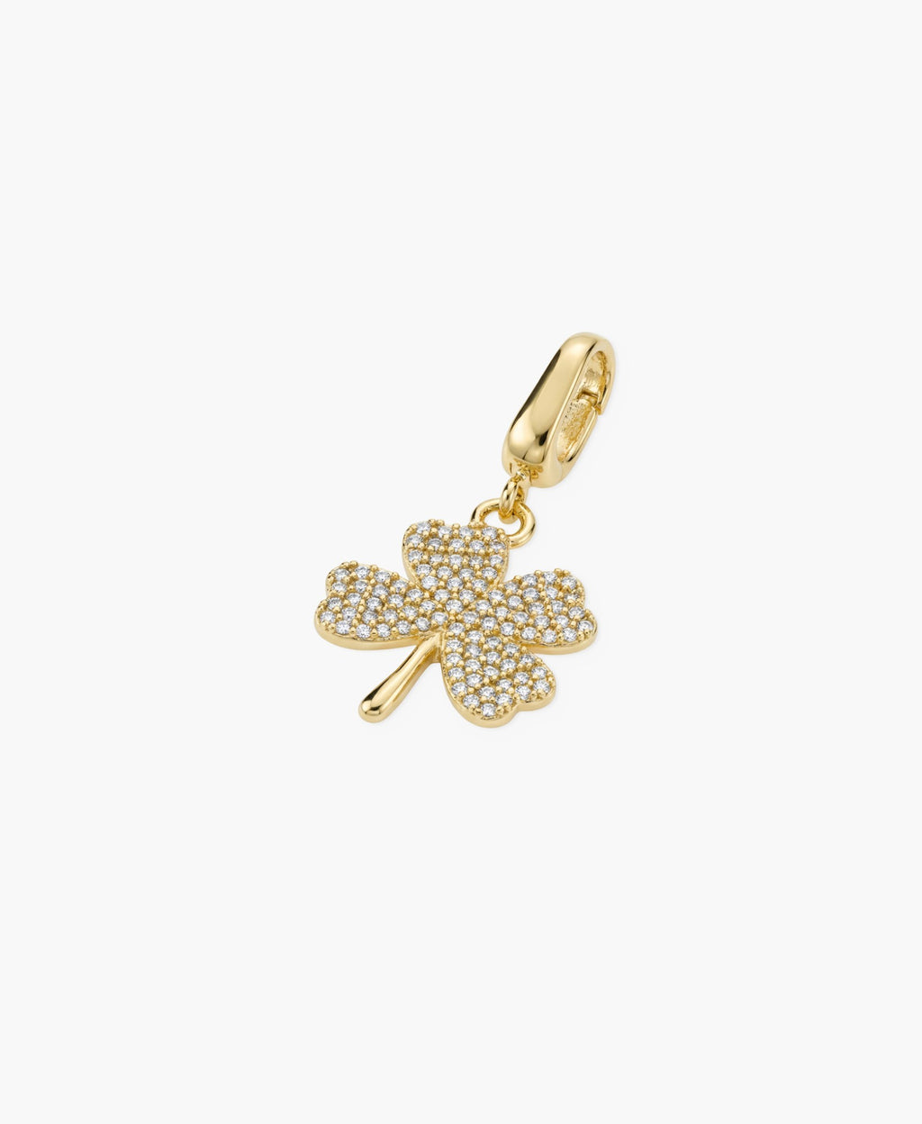 Pavé Clover Clip Charm
