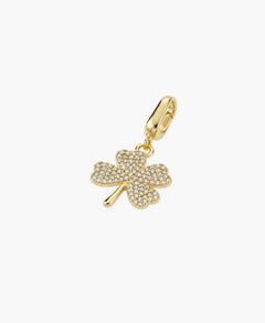 Pavé Clover Clip Charm