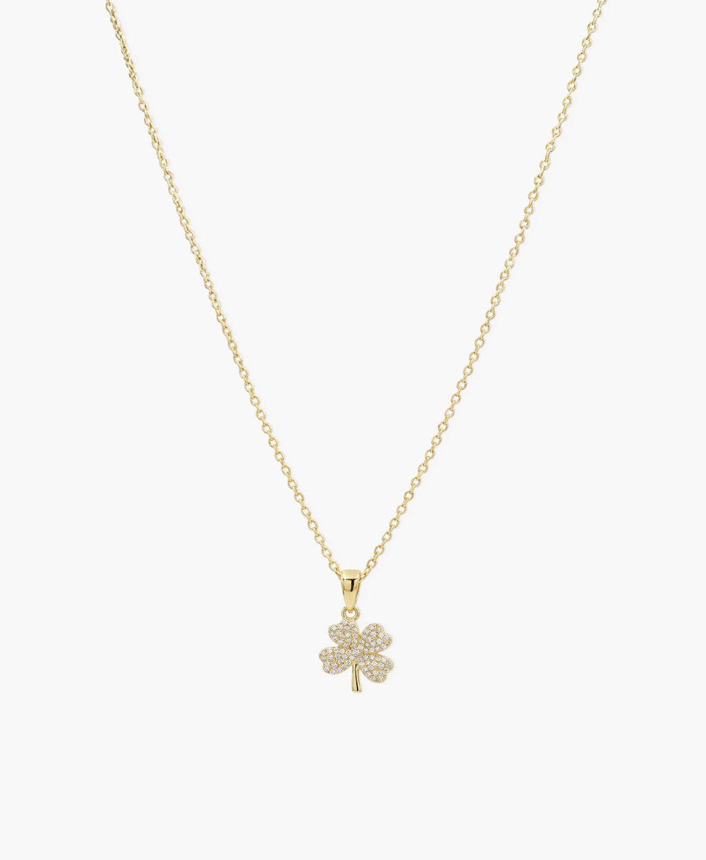 Pavé Clover Clip Charm
