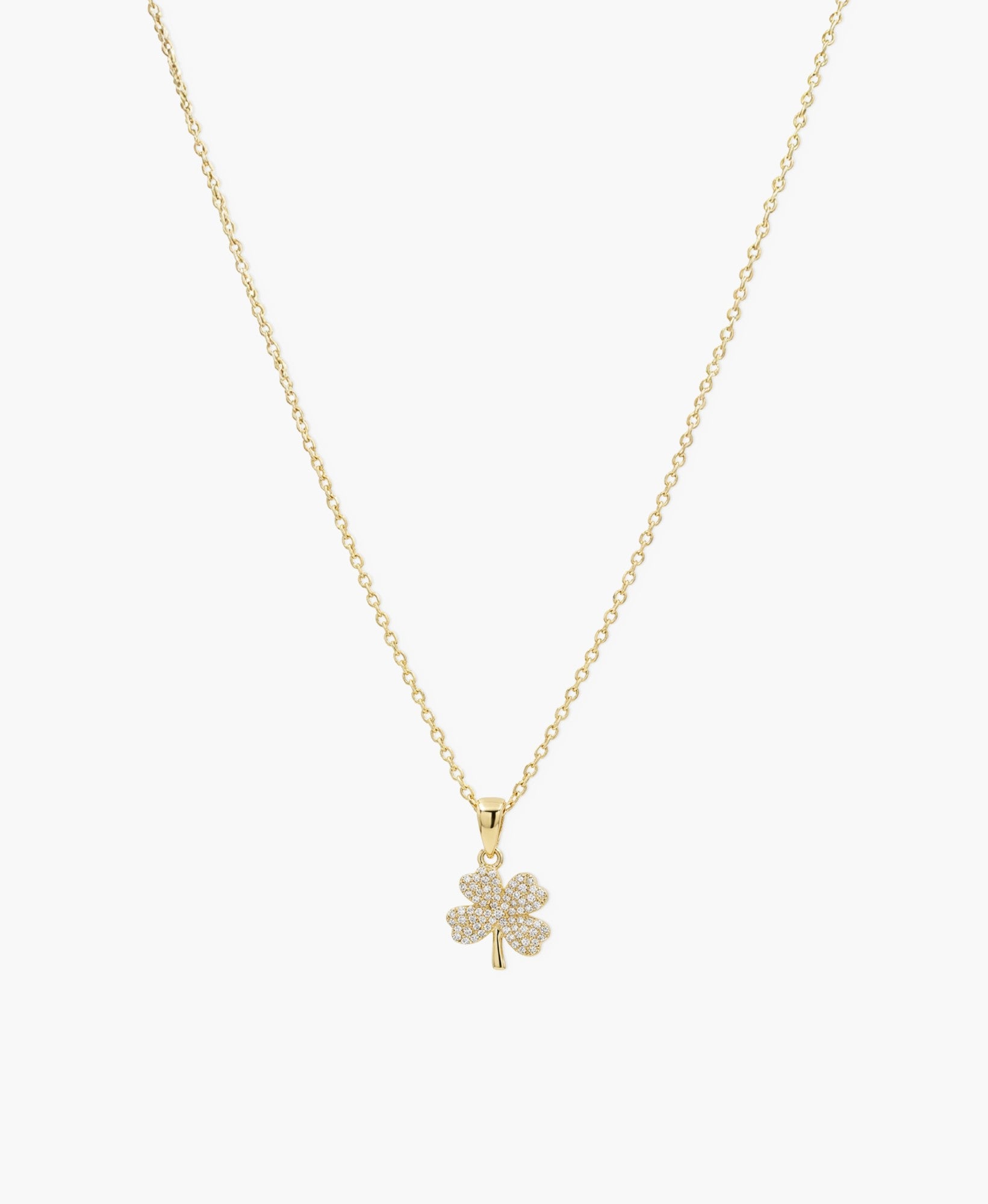 Pavé Clover Clip Charm