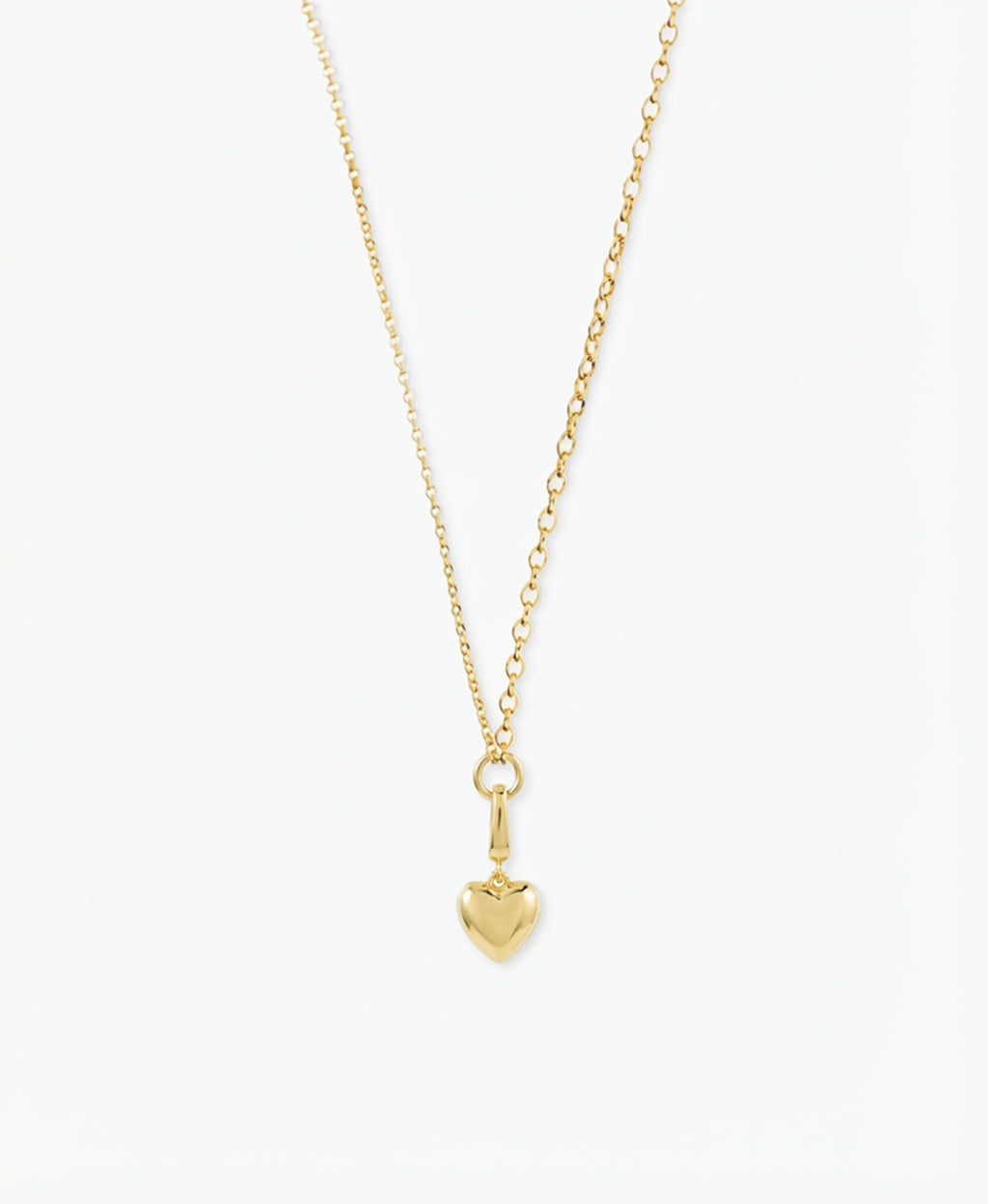 Large Polished Heart Clip Charm