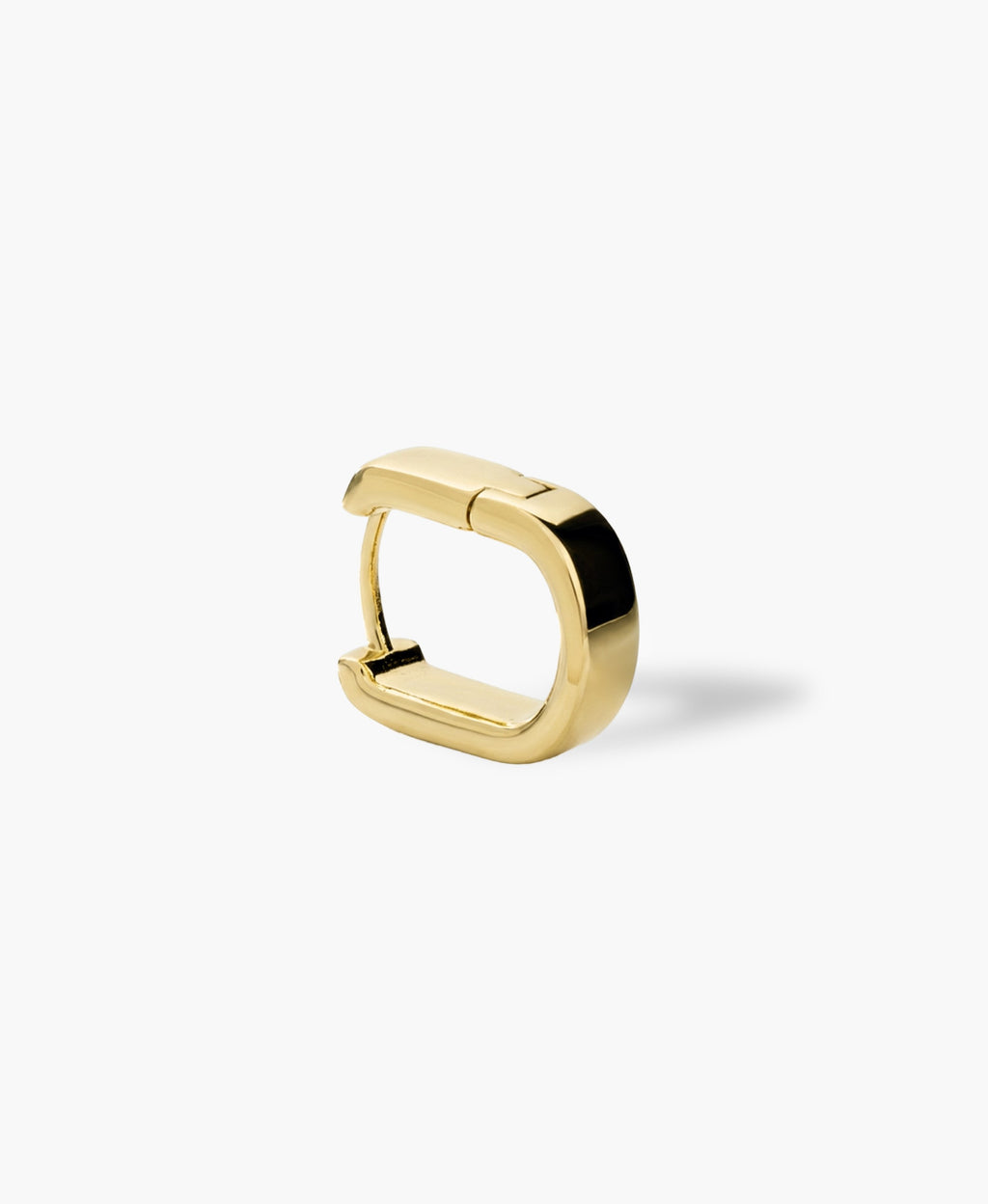 Gold Ear Cuff Hinged Hoop Earrings