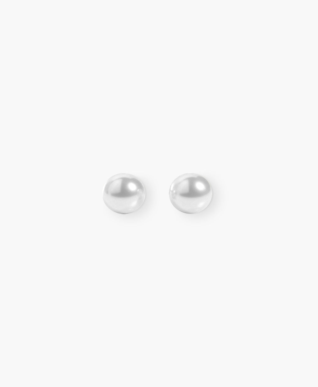 Ivory Freshwater Pearl Studs Earrings