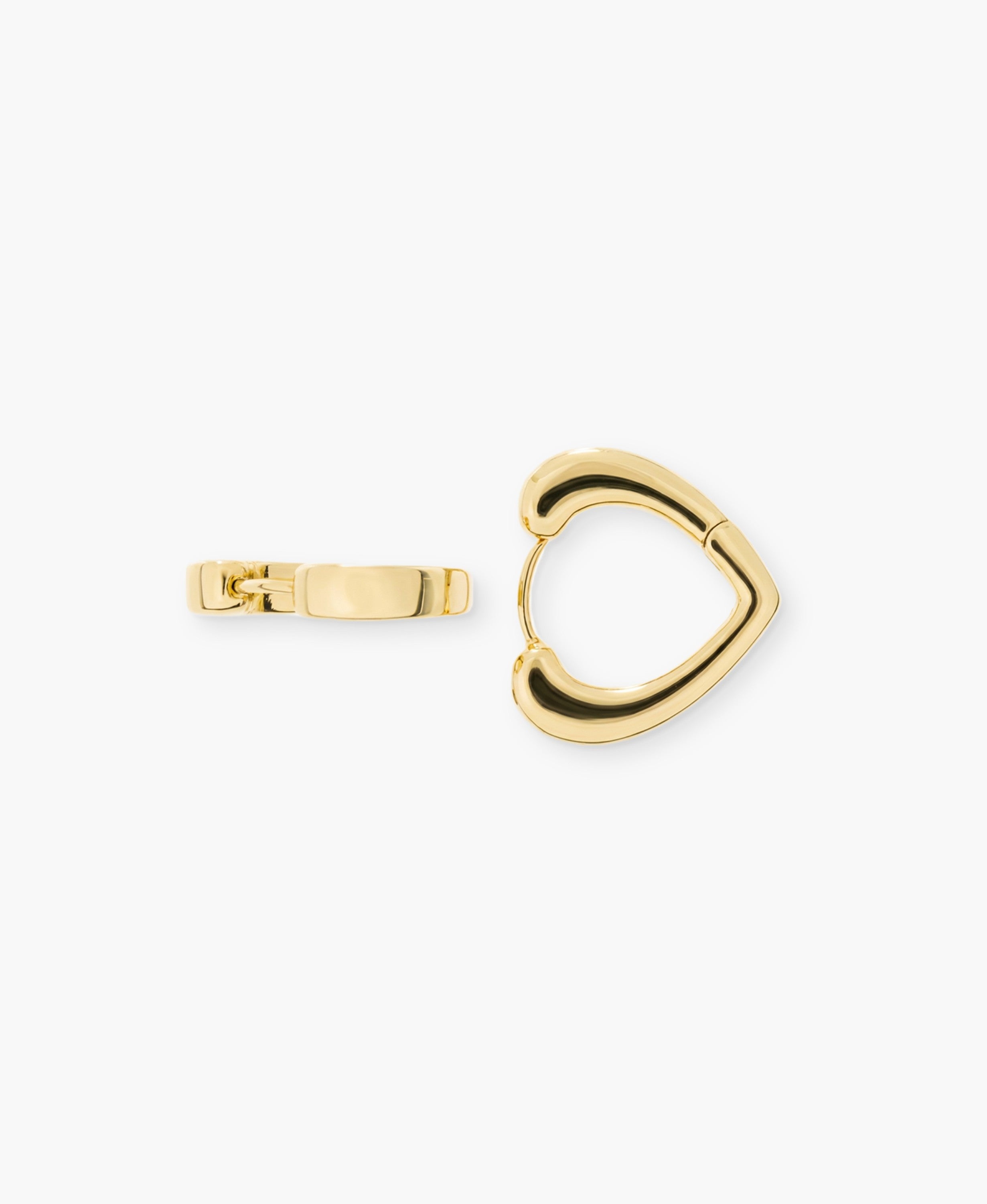 Heart Hoop Earrings