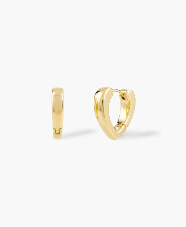 Heart Hoop Earrings