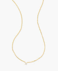 CZ Solitaire Chain Necklace