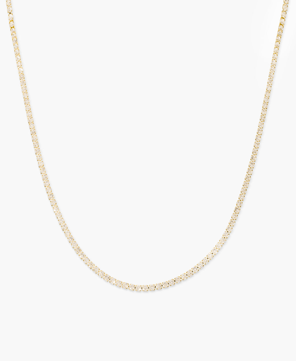 Gold CZ Cupchain Necklace