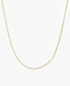 Gold CZ Cupchain Necklace