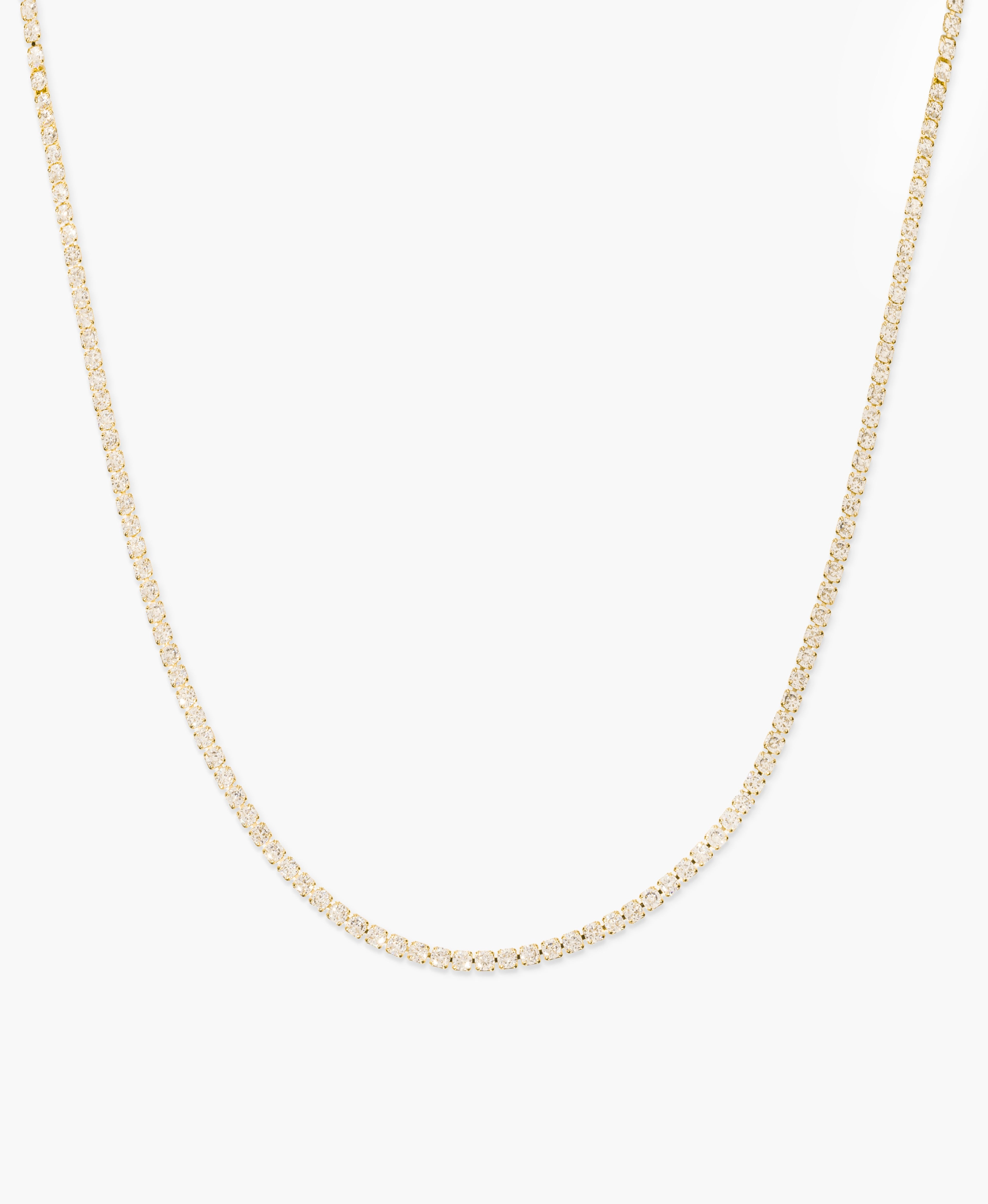 Gold CZ Cupchain Necklace