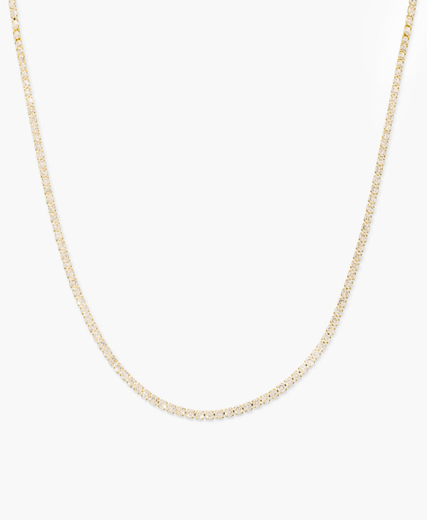 Gold CZ Cupchain Necklace