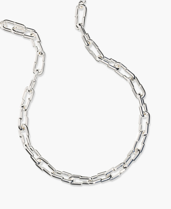 Rectangular Link Chain Necklace