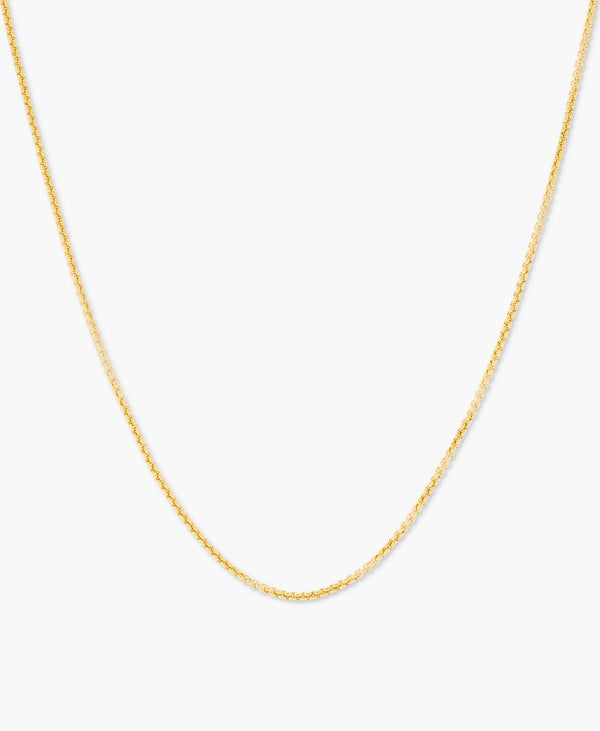 Round Box Chain Necklace