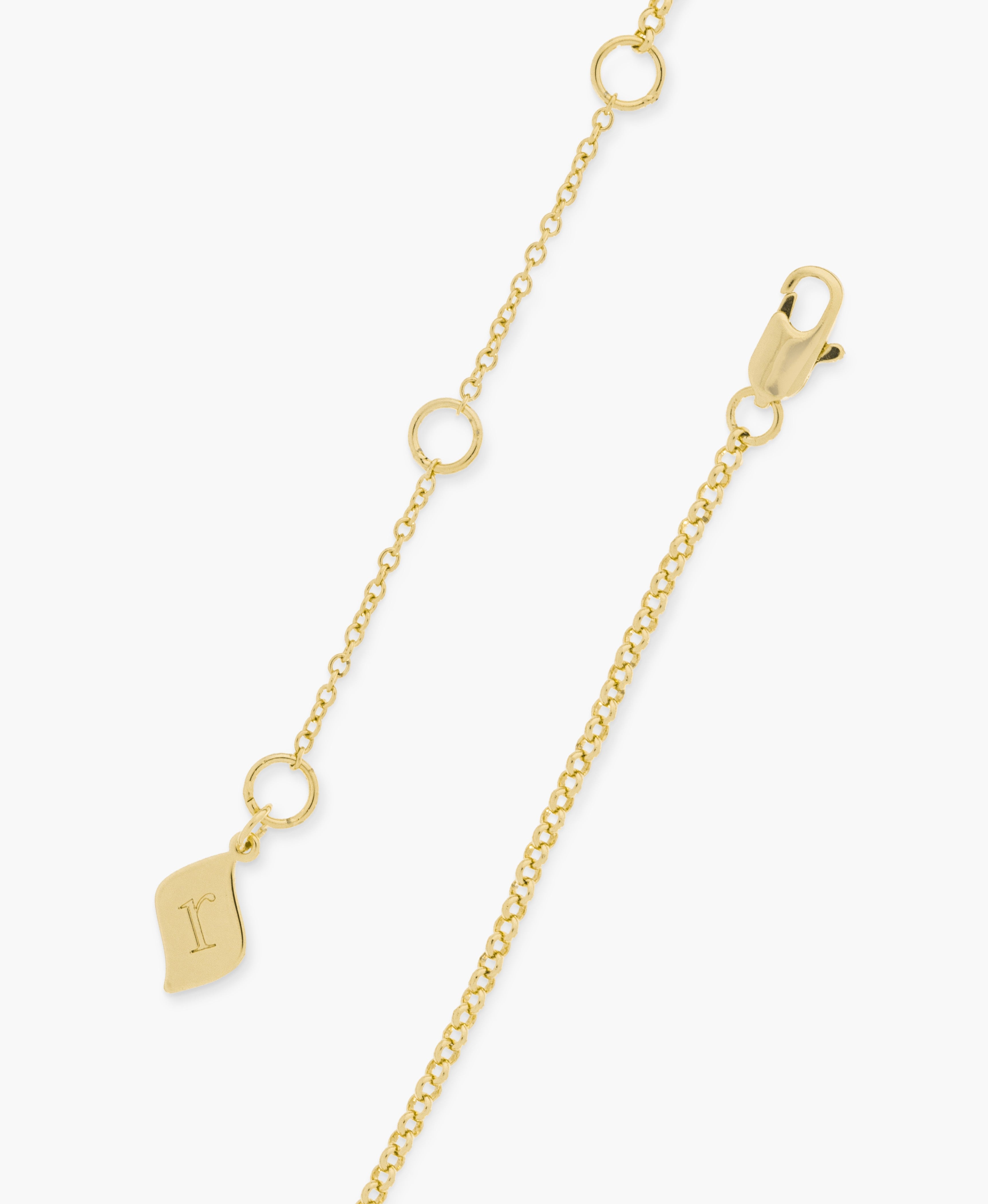 Sculpted Oval Pendant Necklace